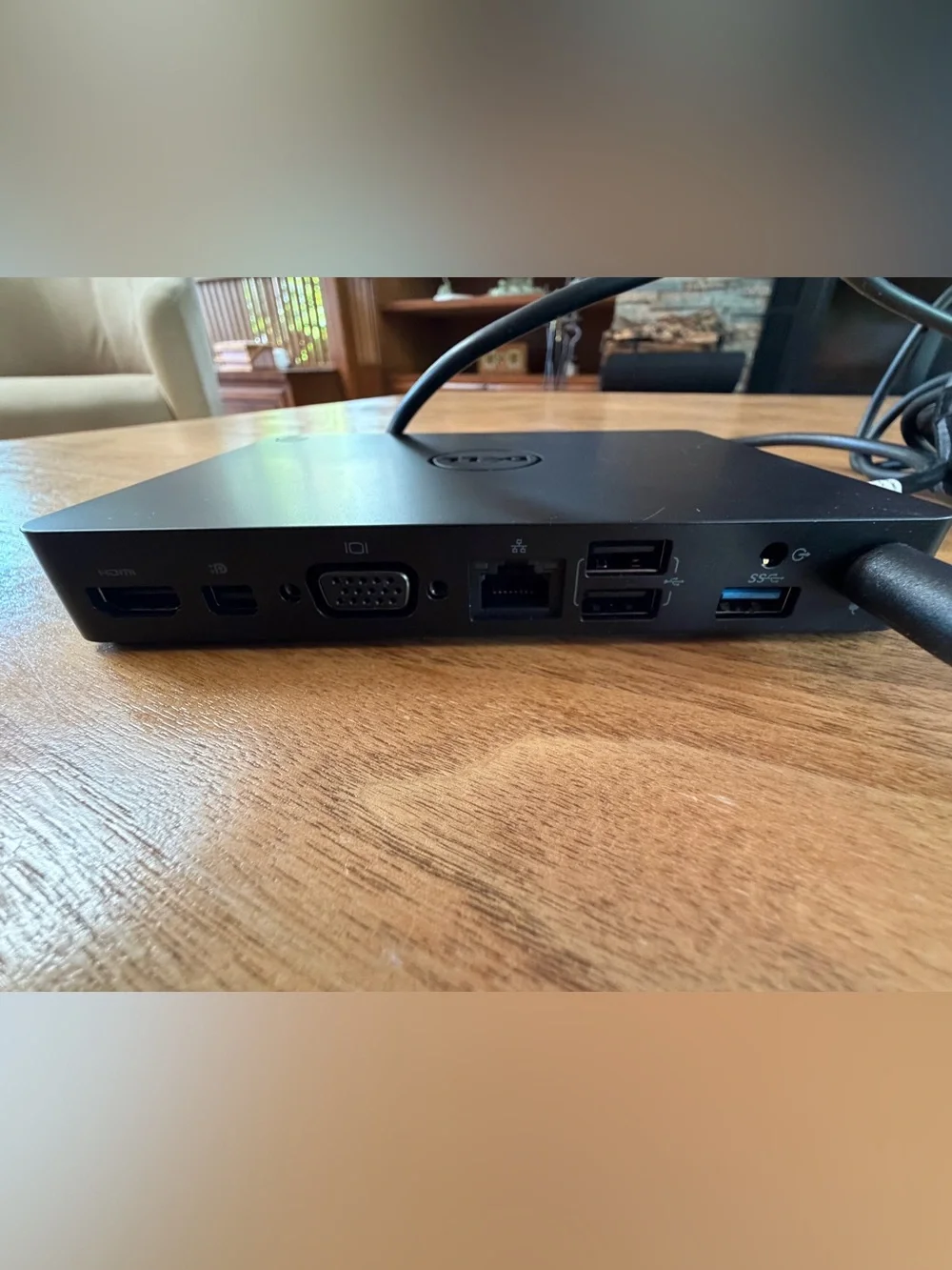 Dell Black USB-C Docking Station with Power Adapter
